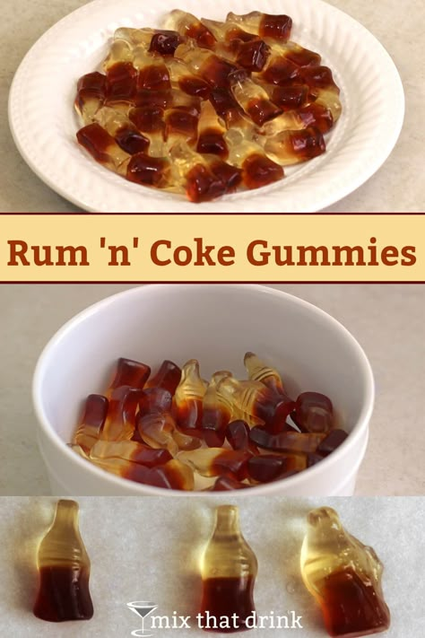 Soaked Gummy Bears Alcohol, Candy Soaked In Alcohol Ideas, Alcohol Gummies Recipes, Alcohol Soaked Candy, Boozy Gummy Bears Recipe, Rum Gummy Bears, Boozy Gummies, Alcoholic Gummies, Alcohol Gummies