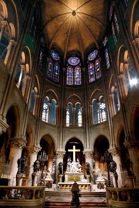 Church Architecture, Cathedral Architecture, Paris Landmarks, Stained Glass Rose, Gothic Buildings, Church Pictures, Notre Dame Cathedral, Cathedral Church, Gothic Architecture