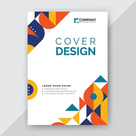 abstract geometric cover design Bulletin Cover Design, Cover Page Graphic Design, Education Cover Design, School Diary Cover Design Ideas, Geometric Cover Design, Corporate Diary Cover Design, Abstract Cover Design, Geometric Book Cover, Abstract Geometric Design