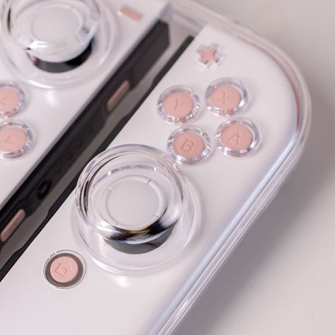 When your Joy-Cons are having some rest time from gaming, at home or on the go, why not store them in a protective case that sill shows how cool they are? Our clear clamshell Joy-Con case is perfect for displaying your custom Nintendo controllers in your setup or for keeping them safe when tossing them in your bag when traveling. No more scratches or ketchup stains! ;) This item is a case only, and does not include Joy-Cons. Fits Joy-Cons with 4 directional buttons, NOT D-PAD ONES. Nintendo Aesthetic, Nintendo Lite, Living Aesthetic, Gamecube Controller, Nintendo Controller, Game Aesthetic, Rest Time, Nintendo Switch Case, Gamer Girls