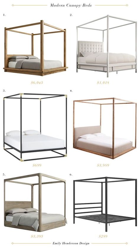 Modern Canopy Bed, Double Bed Designs, Canopy Bedroom, Four Poster Bed, Four Poster, Poster Bed, Canopy Bed, My Bedroom, Room Ideas Bedroom