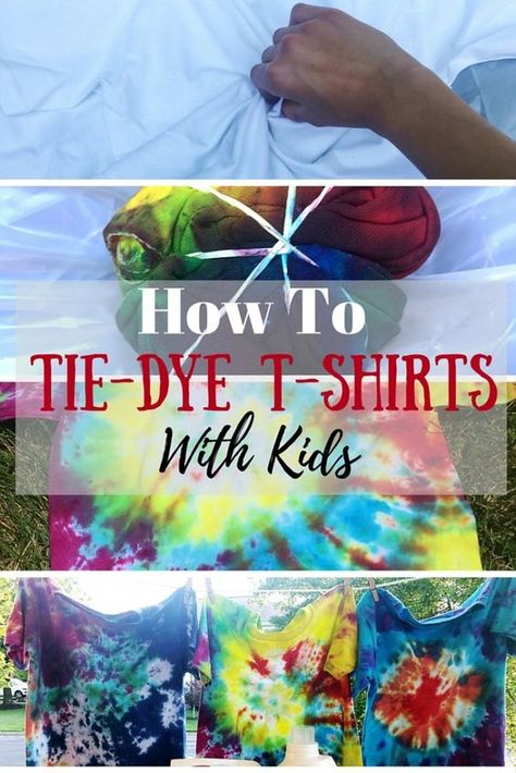 Ty Dye, Tye Dye Patterns, Tie Dye Patterns Diy, Craft To Make, Tye And Dye, Diy Tie Dye Shirts, Tie Dye Party, Dye Techniques, Tie Dye Crafts