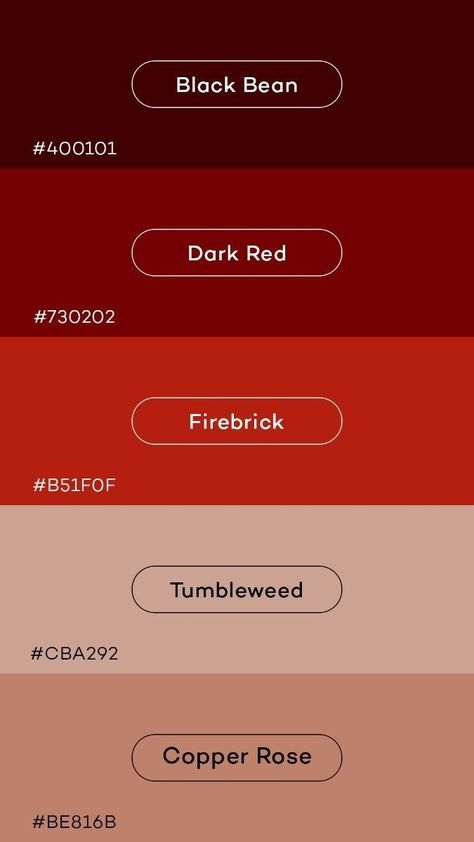 Dark Vintage Color Palette, Luxury Red Color Palette, Red And Brown Color Palette, Warm Earthy Color Palette, Rh Dorm, Earth Tone Color Palette, Red Color Palette, Pantone Color Chart, Vintage Colour Palette