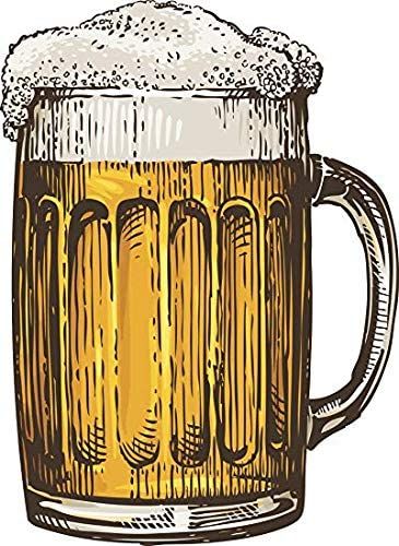 Amazon.com: EW Designs Retro Vintage Foaming Cold Beer Mug Cartoon #1 Vinyl Decal Bumper Sticker (4" Tall): Automotive Beer Drawing Illustrations, Beer Drawing, Mug Illustration, Beer Cartoon, Beer Painting, Beer Stickers, Beer Art, Hand Drawn Vector Illustrations, Car Bumper Stickers