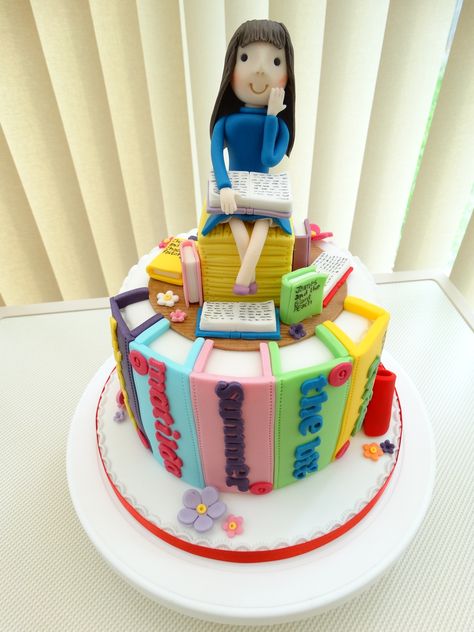 Matilda Birthday Cake Ideas, Matilda Birthday Cake, Happy Birthday Books, 2024 Cake, Matilda Cake, Books Cake, Happy Birthday Book, Book Cakes, Birthday Cakes For Her