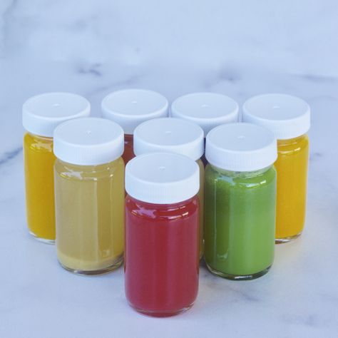 Immune Boosting Juice Shots, Immune Juice Shots, Juice Shots Healthy, Juice Wellness Shots, Best Juice Shots, Wellness Shots Recipe Easy, Immunity Shots Without A Juicer, Diy Suja Shots, Green Juice Shots Recipes