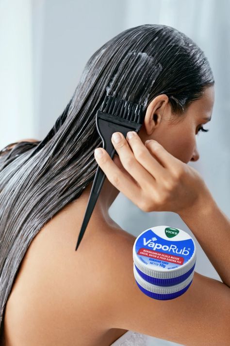 Discover the potential consequences of using Vicks on your hair. Explore whether Vicks VapoRub is truly beneficial for hair growth. Uncover the various advantages that Vicks Vapor Rub may offer for your hair. Click to uncover the answers! Blue Magic And Vagisil Hair Growth, Uses For Vapor Rub, Regrow Lost Hair, Vapo Rub, Vicks Vapor Rub, Vicks Vapor, Vicks Vaporub Uses, Help Hair Growth, Uses For Vicks