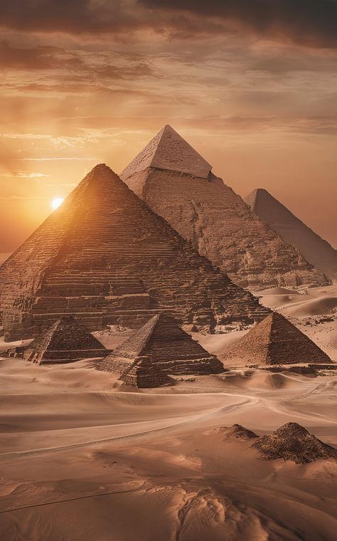 Ancient Egypt Aesthetic, Egypt Wallpaper, Ancient Egyptian Cities, Egypt Concept Art, Milky Way Photography, Pyramids Egypt, Iphone Wallpaper Stills, Mystical Places, Dreamy Artwork