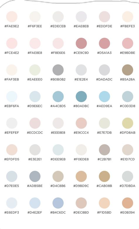 8 Pastel Color Palettes Inspired by Nature | TADMINT Pastel Colour Wheel, Pale Pastel Color Palette, Pestal Colour Pallette, Cute Pastel Palette, Pastel Room Color Palette, Pastel Muted Color Palette, Natural Pastel Color Palette, 8 Colors Palette, Pastel And Neutral Color Palette