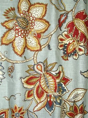 Floral Drapery Fabric, Floral Drapery, Jacobean Style, Jacobean Embroidery, Jacobean Floral, Cushion Embroidery, Kalamkari Painting, Fabric Photography, Flower Art Drawing