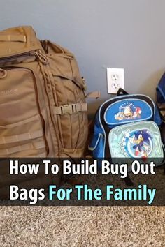 There are countless articles on how to make bug out bags, but what if you have to bug out with your spouse, kids, and other family members? Surviving Winter, Bug Out Bags, Survival Bag, Emergency Preparation, Bug Out Bag, Emergency Prepping, Survival Food, Go Bags, Camping Survival