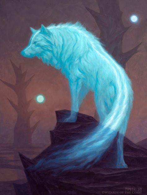 Ghost is a fierce spirit who speaks his mind to Dark. He's always been beside him and choose's to stay beside him. He loves tormenting other wolves and messing around.Me. Chris Rahn, Magic Creatures, Fantasy Wolf, Wolf Spirit Animal, Wolf Wallpaper, Wolf Love, Wolf Drawing, Canine Art, Wolf Pictures