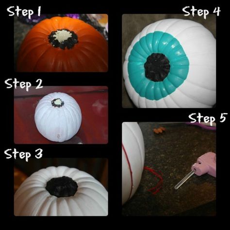 Eyeball Pumpkin, Pumpkins Crafts, Chevron Pumpkin, Diy Pumpkins Crafts, Diy Pumpkins, Creative Pumpkin Decorating, Pumpkin Decorating Contest, Painting Pumpkins, Pumpkin Contest