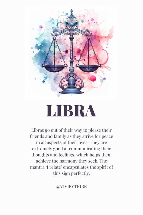 Libra Zodiac SignLibra What the zodiac signs say about personality, relationships, career success, and more... Key Libra Facts: Dates:  September 23 – Octobe... September Libra Zodiac Facts Women, September Libra Zodiac Facts, October Libra Zodiac Facts, Libra Quotes Facts, Libra Qualities, Libra Meaning, Libra Personality Traits, Libra Signs, Libra Energy