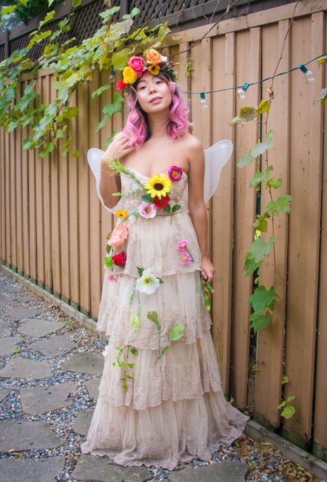 Grunge Halloween Costume, Fairy Costume Makeup, Adult Costumes Diy, Forest Fairy Costume, Woodland Fairy Costume, Garden Fairy Costume, Adult Fairy Costume, Fairy Costume Women, Fairy Costume Diy