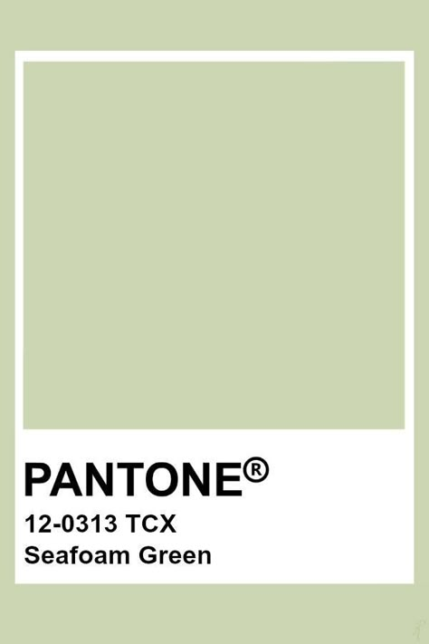 Pantone Swatches Green, Matcha Green Pantone, Seafoam Green Pantone, Sage Green Color Swatch, Seafoam Green Palette, Pretty Shades Of Green, Pantone Tcx Green, Pantone Green Shades Colour Palettes, Seafoam Color Palette