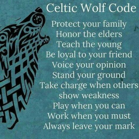 Celtic Wolf Code Ancient Celts in Ireland believed they were descended from wolves. Loan Wolf Quote, Tattoo Wolf Men, Wolf Code, Wolf Witch, Wolf Symbolism, Fenrir Tattoo, Celtic Wolf, Tattoo Wolf, Wolf Quotes