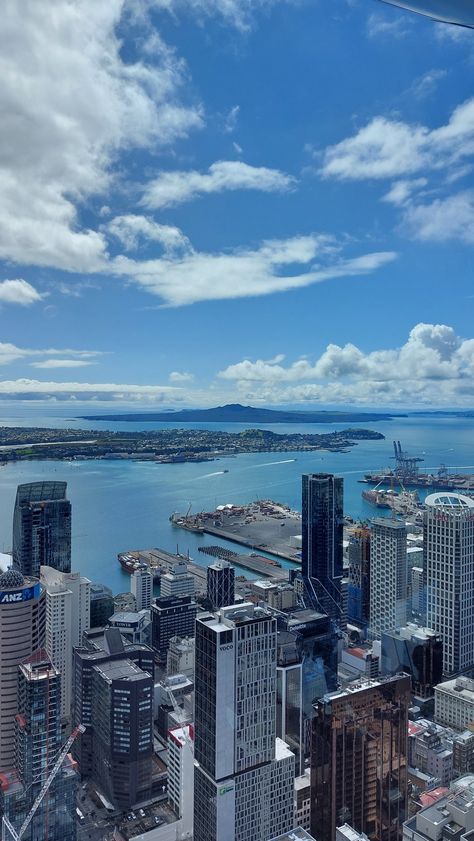 Auckland City Aesthetic, Auckland Aesthetic, Travel Mood, Sky Tower, New Zealand Landscape, Auckland Nz, Auckland City, Auckland New Zealand, Cool Pictures Of Nature