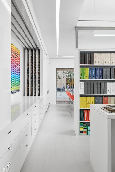 Material Library Design Interiors, Materials Library Interior Design, Interior Design Materials Library, Material Library Design, Lab Design Interior, Laboratory Design Interior, Interior Design Library, Lab Interior Design, Workplace Interior Design