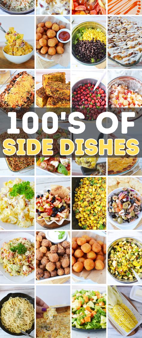 Tasty Sides For Dinner, Weeknight Dinner Sides, Different Side Dishes Dinners, Kos, American Sides Dishes, Side Dishes Weeknight, Main Dish And Sides Ideas, Sunday Dinner Sides Ideas, Starchy Sides Dishes