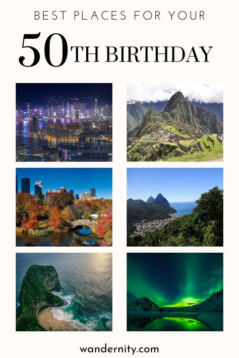 Turn your 50th birthday into a once-in-a-lifetime celebration by choosing one of these amazing international destinations. From exotic beach paradises to vibrant cities, there's something for everyone on this list. Start planning your dream vacation today!