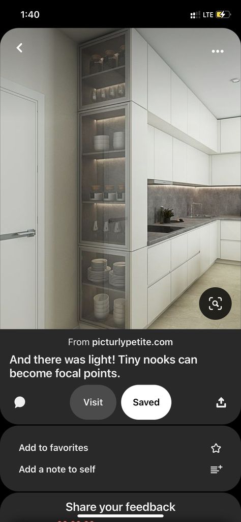 Tall Glass Unit Kitchen, Crockery Unit Design With Microwave, Crockery Unit With Microwave, Otg Unit In Kitchen, Microwave Unit In Kitchen, Tall Crockery Unit, Small Crockery Unit Design, Tall Pantry Unit, Open Layout Kitchen Living Room