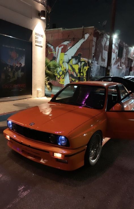 Frank ocean 🧡 Rolls Royce Motor Cars, Dream Cars Bmw, Bmw E30 M3, E30 M3, Best Jdm Cars, Street Racing Cars, Classy Cars, Street Racing, Bmw E30