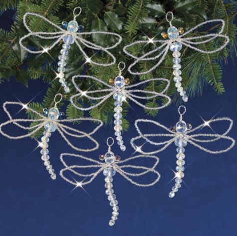 Beaded Angel Ornaments, Beaded Christmas Ornaments Diy, Beaded Dragonflies, Beaded Holiday Ornaments, Beaded Baubles, Beaded Bugs, Beaded Suncatcher, Beading Design, Beaded Ornament Covers