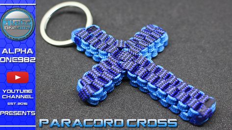 Paracord Harness Dogs Diy, Paracord Tutorial Step By Step, Palm Craft, Paracord Cross, Paracord Macrame, Box Knot, Macrame Cross, Crown Knot, Chain Tutorial