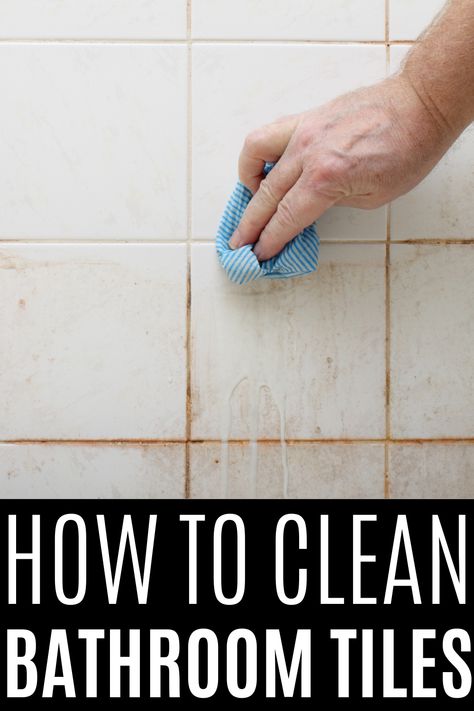 It’s truly astonishing—and somewhat unsettling—to see the amount of mold and mildew that can accumulate in the crevices of bathroom tiles. This issue arises because bathrooms tend to remain wet and humid,… Clean Bathroom Floor, Homemade Grout Cleaner, Cleaning Shower Tiles, Cleaning Bathroom Tiles, Clean Bathroom, White Bathroom Tiles, Old Bathroom, Diy Cleaning Solution, Bathroom Cleaning Hacks