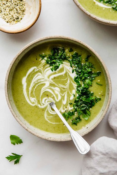 Broccoli And Potatoes Soup, Easy Broccoli Potato Soup, Broccoli Soup With Potatoes, Broccoli Potato Soup Dairy Free, Brocolli Soup Recipes Healthy, Low Fat Broccoli Soup, Broccoli Potatoes Soup, Vegan Broccoli Soup Recipes, Paleo Broccoli Soup