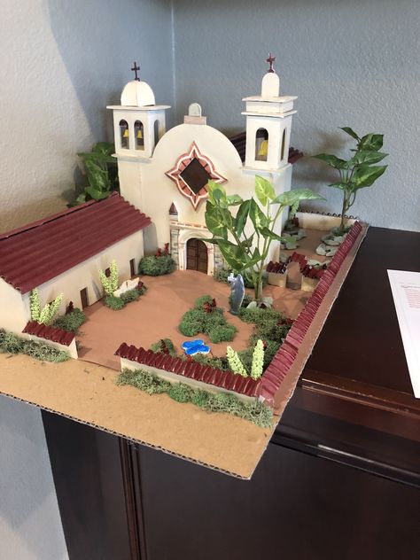 Carmel Mission project... California history Carmel Mission Project Ideas, History Models Project, Mission Projects For Kids 4th Grade, Mission Project Ideas, California History Projects, California Missions Project, Pen Art Doodle, Mission Report, Prayer Jar