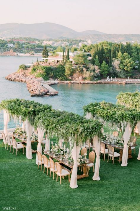 Greece Wedding Venues, Wedding Setup, Athens Wedding, Mediterranean Wedding, Amalfi Coast Wedding, Lake Como Wedding, Villa Wedding, Santorini Wedding, Luxury Destinations