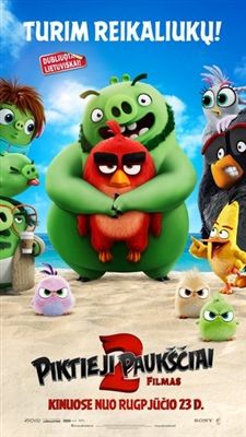 The Angry Birds Movie 2 2019 Poster Angry Birds 2 Movie, The Angry Birds Movie 2, Zach Woods, Danny Mcbride, Birds Movie, Full Mon, Zombie Land, Angry Birds Movie, Bill Hader