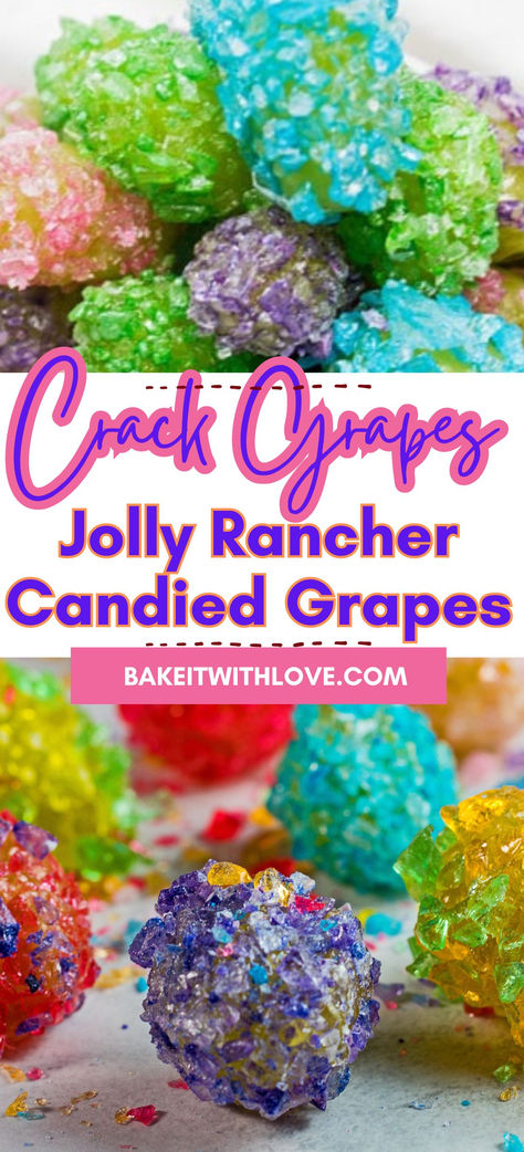 Crack Grapes Sour Patch Recipes, How To Make Frozen Candy Grapes, Diy Candy Fruit, Snacks To Make And Sell, How To Make Candy Grapes With Jolly Ranchers, How To Make Candied Grapes With Jolly Ranchers, Candied Grapes Recipes Jolly Rancher, Making Candied Fruit, Candied Grapes Jolly Rancher Recipe