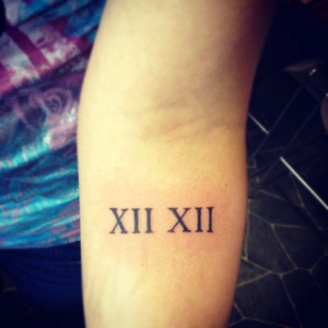 11:11 Roman Numeral Tattoo, 12 In Roman Numerals, 11 11 Tattoo, 11 Tattoo, Roman Numeral Tattoo, Numeral Tattoo, Roman Numeral Tattoos, Roman Numeral, Roman Numerals