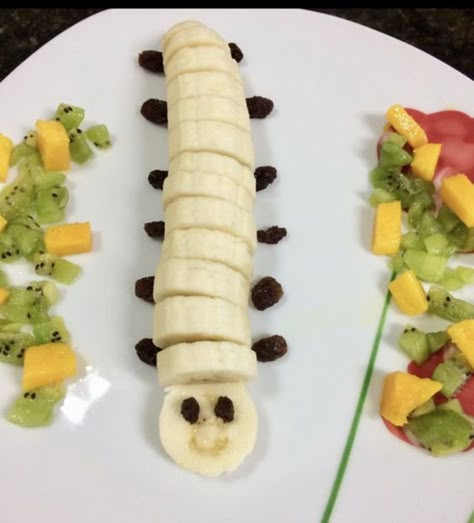 Cute Snacks For Kids, Food Art Lunch, Cute Food Ideas, Decorações Com Comidas, Food Art For Kids, Childrens Meals, Kid Snacks, Fun With Food, Fun Snacks For Kids