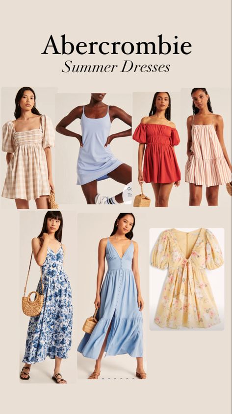 Abercrombie Dress Outfit, Abercrombie And Fitch Dress, Abercrombie Dress, Abercrombie And Fitch Outfits, Summer Dre, Abercrombie And Fitch Outfit, Midi Dress Outfit, Abercrombie And Fitch Dresses, Maxi Dress Outfit