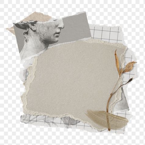 Ripped Paper Png Aesthetic Vintage, Ripped Paper Aesthetic, Ripped Paper Sticker, Stickers Line Art, Lined Paper Aesthetic, Collage Themes, Decoracion Aesthetic, Ripped Paper Png, Scrapbook Png