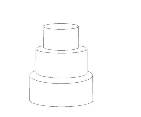 3 tier cake template Cupcake Template, Cake Sketch, Cake Drawing, 3 Tier Cake, Cake Templates, Cooking Tutorials, Extreme Couponing, Cake Business, Sugar Art