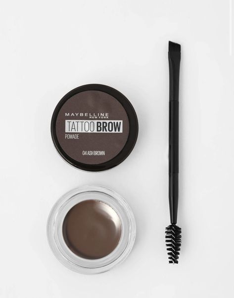 Maybelline Tattoo Brow, Maybelline Tattoo, New York Tattoo, Brow Tattoo, Brow Pomade, Ash Brown, Beauty Bay, Maybelline, Eyeliner