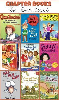 Chapter Books For First Grade! Check out these great titles that will keep your first grader wanting to turn page after page! teach child to read Books For 1st Graders, Books For First Graders, 1st Grade Books, First Grade Books, Reading Vocabulary, Reading Library, Read Aloud Books, Read Alouds, First Grade Reading