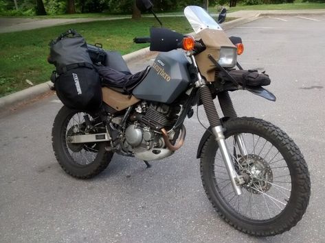 How To Motorcycle Camp: The Ultimate Minimal Setup | Motorcycle Tourer Trans America Trail, Motorcycle Tent, Minimal Setup, Tourer Motorcycles, Dr 650, Motorcycle Touring, Klr 650, Dehydrated Foods, Tactical Truck