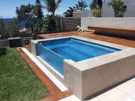 Ideas Habitacion, Raised Pools, Ideas De Piscina, Small Inground Pool, Pools For Small Yards, Best Above Ground Pool, Modern Pool, Above Ground Pools, Luxury Swimming Pools