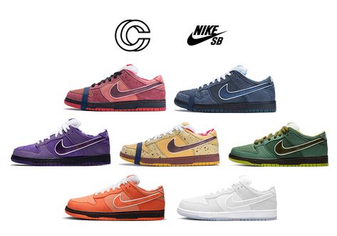 White Lobster Dunks, Nike Lobster Dunk, Lobster Dunks, Sb Outfits, Snicker Shoes, Holidays 2023, Sb Dunks, Style Bleu, Sneaker Posters