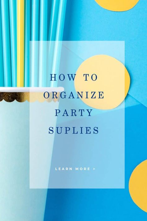 From picnics to birthday parties to nights where we just don’t want to dirty the dishes, we’ve all accumulated a stash of party supplies we’re not quite sure what to do with. Where do you store paper plates? How do you organize party supplies? I’ve been faced with those same questions. So, as an experienced hostess and home organizer, I've curated 11 insanely simple tips for organizing party supplies. Organize Party Supplies, Party Supply Organization, Home Office/guest Room, Silverware Organization, Tips For Organizing, Pot Lid Organization, Decluttering Ideas, Plastic Wine Glasses, Plastic Silverware