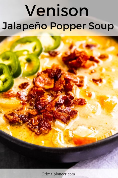 Venison And Peppers, Ground Deer Soup, Crock Pot Ground Venison Recipes, Canned Venison Meals, Venison Taco Soup, Healthy Venison Dinner Recipes, Recipes For Ground Deer Meat, Ground Venison Meal Prep, Ground Venison Soups