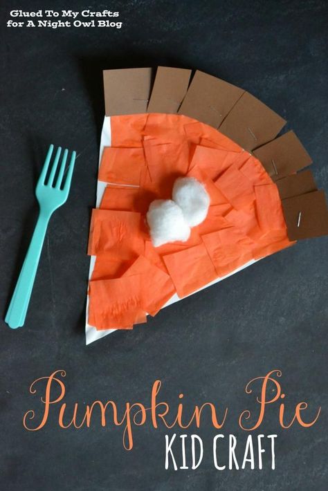 16 Easy and Creative Thanksgiving Crafts For Kids | This realistic paper pumpkin pie has us craving the real thing. #southernliving #thanksgiving #thanksgivingdecor Pie Craft, Thanksgiving Activities Preschool, Thanksgiving Crafts For Toddlers, Fun Thanksgiving Crafts, Thanksgiving Crafts Preschool, Easy Thanksgiving Crafts, November Crafts, Thanksgiving Preschool, Happiness Is Homemade