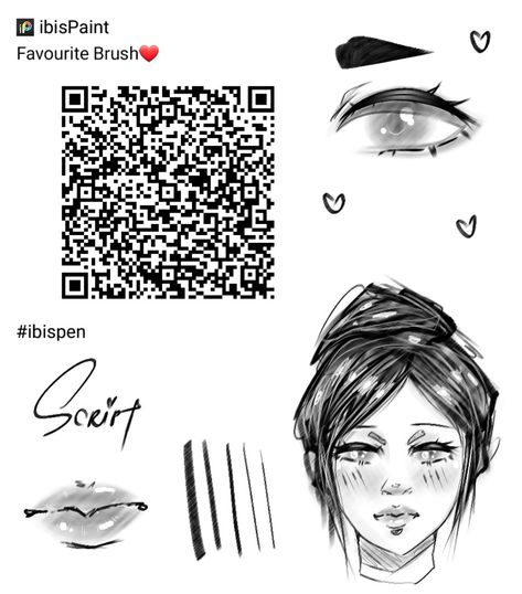 Ibispaint brush code Textured Brush Ibispaint Lineart, 6b Pencil Ibispaint, Tattoo Brush Ibispaint, Ibis Paint Square Brush, Free Brushes For Ibispaint, Square Ibispaint Brush, Ibis Paint Brush Code Sketch Texture, Texture Brush Ibis Paint, Sketch Brush Ibispaint Code