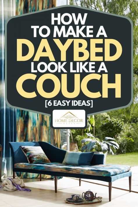 Sofa Bed Decor Ideas, Twin Bed Couch Living Room, Twin Bed Daybed Couch Diy Sofa, Daybed From Twin Bed, Daybed Bedding Sets Office, Day Bed Into Couch, Trundle Bed Couch Ideas, Queen Size Day Bed Ideas, Queen Mattress As Couch